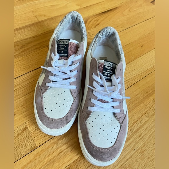 Vintage Havana Clarke Blush Multi Sneakers Size 10 - Picture 5 of 13